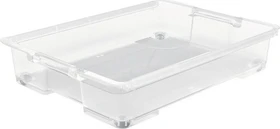 Rotho Evo Easy Storage Aufbewahrungsbox, 50l, transparent/transparent