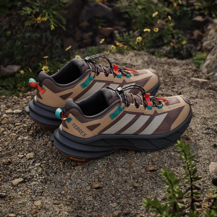 adidas Terrex Freehiker SL Gore-Tex earth strata/beige/pure teal (Herren)