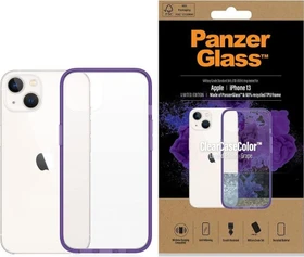 PanzerGlass Clear Case Color AntiBacterial für Apple iPhone 13 Grape Limited Edition