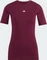 adidas Techfit Training Kompressionsshirt kurzarm maroon (Damen) Vorschaubild
