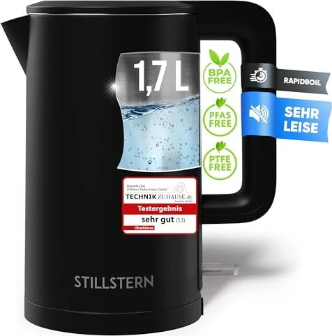 Stillstern Turbo-Heat Clarity Wasserkocher schwarz