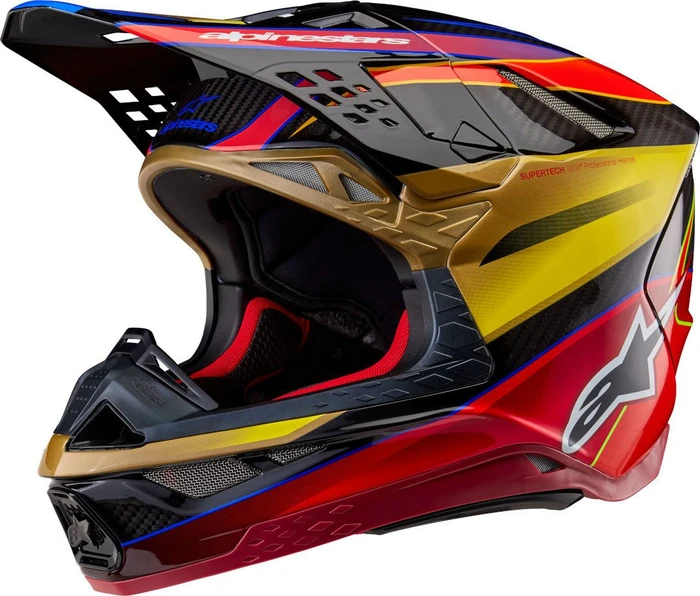 Alpinestars Supertech M10 Era schwarz/gold/gelb/rot