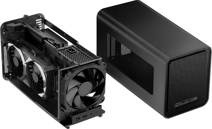 Jonsbo V11, schwarz, Mini-ITX