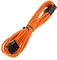 BitFenix Alchemy 6/8-Pin PCIe Verlängerung 45cm, sleeved orange Vorschaubild