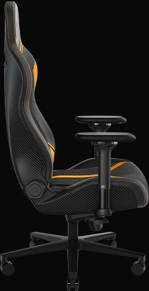 Razer Enki Pro Automobili Lamborghini Edition Gamingstuhl, Alcantara schwarz/orange
