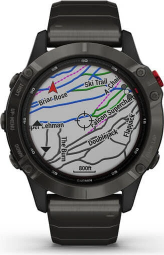 Garmin Fenix 6 Pro Solar titanium carbon grey