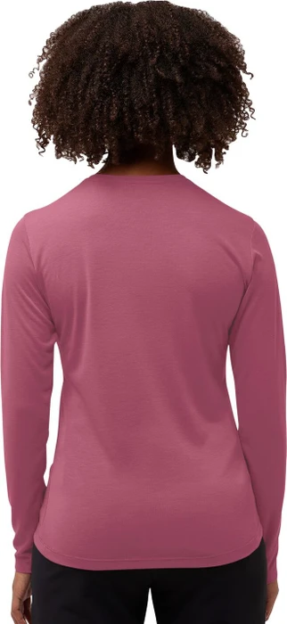 Jack Wolfskin Vonnan Funktionsshirt langarm raisin (Damen)