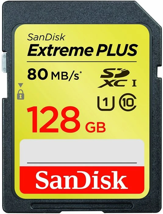 SanDisk Extreme / Extreme Plus, SD UHS-I, Rev-S