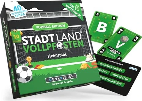 Stadt Land Vollpfosten - Das Kartenspiel - Fußball Edition Heimspiel