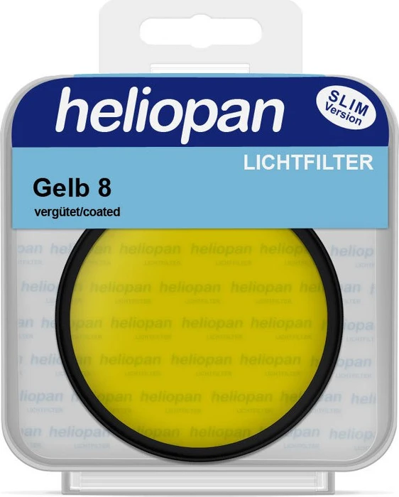 Heliopan S/W Filter gelb mittel (8) 19mm