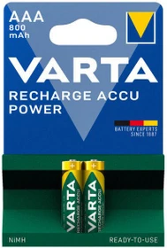 Varta Recharge Accu Power Micro AAA NiMH 800mAh, 2er-Pack