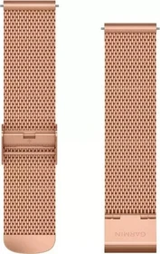 Garmin Schnellwechsel Ersatzarmband 20mm Milanaise rose gold