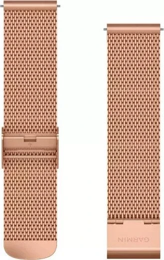 Garmin Schnellwechsel Ersatzarmband 20mm Milanaise rose gold