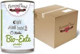 Herzens Hund Bio Ente mit Bio Gemüse getreidefrei, 400g