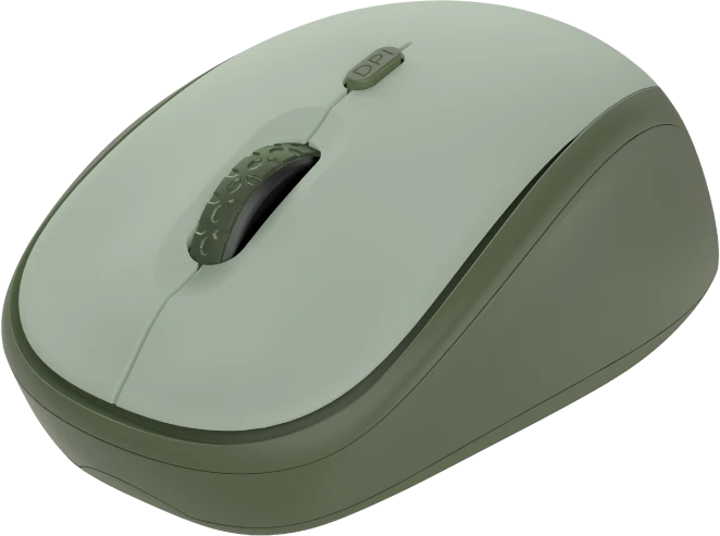 Trust Yvi+ Silent Wireless Mouse grün, ECO zertifiziert, USB