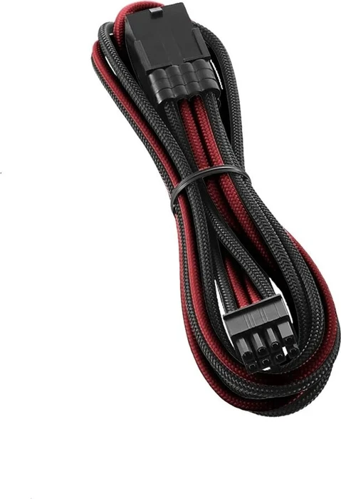 CableMod PRO ModMesh 8-Pin PCIe Extension, 8-Pin PCIe Verlängerungskabel, schwarz/blutrot, 45cm