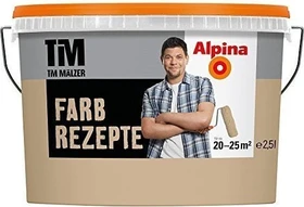 Alpina Farben Farbrezepte Innenfarbe tea time matt, 2.5l
