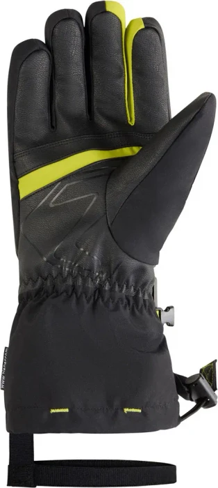 Ziener Ghalion AS Skihandschuhe black/electric grass