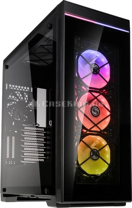 Lian Li Alpha 550X schwarz, Glasfenster