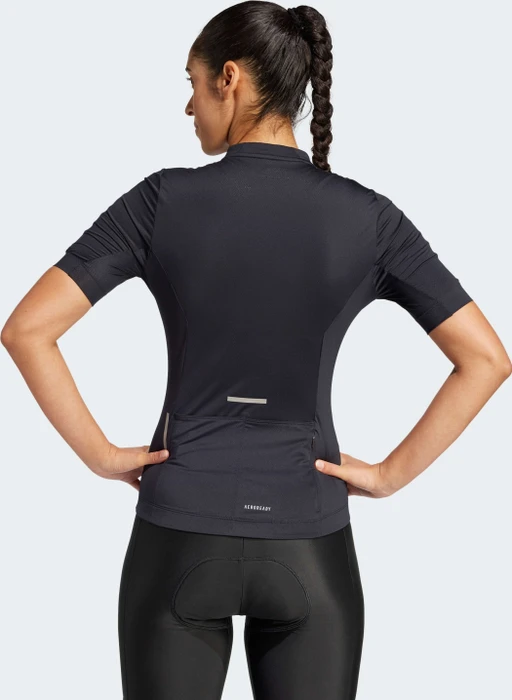 adidas Tempo 3-Streifen Trikot kurzarm schwarz (Damen)
