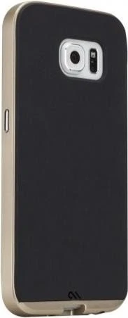 Case-Mate Slim Tough Case für Samsung Galaxy S6 schwarz/gold