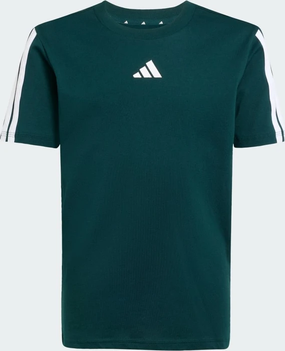 adidas Essentials T-Shirt kurzarm aurora ivy/white (Junior)