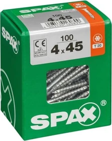 Spax WIROX A9J 4CUT T-STAR plus T20 Universalschraube, 4x45mm, 100 Stück