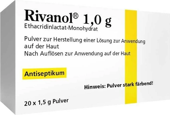 Rivanol 1.0g Pulver Beutel, 20 Stück