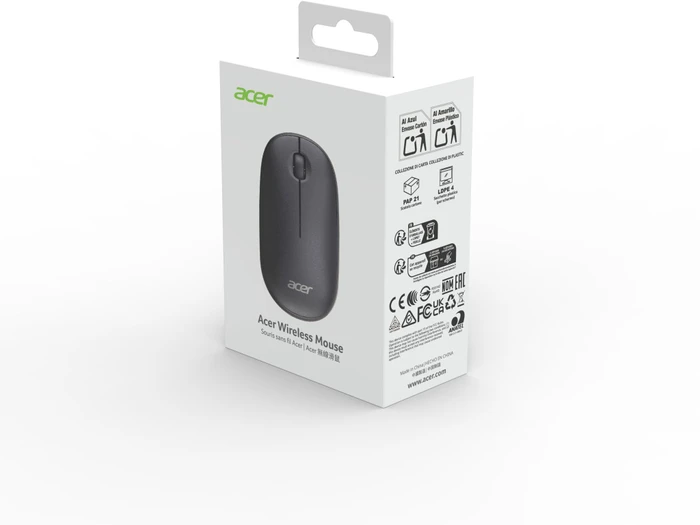 Acer AMR 100 Wireless Mouse schwarz, USB