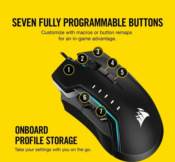 Corsair Glaive RGB Pro Aluminium, USB
