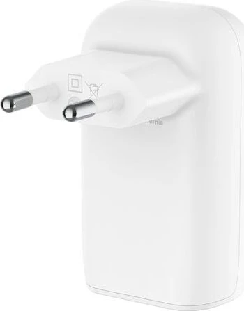 Belkin USB-C-Ladegerät mit drei Anschlüssen PPS (67 W) + USB-C-/USB-C-Kabel weiß