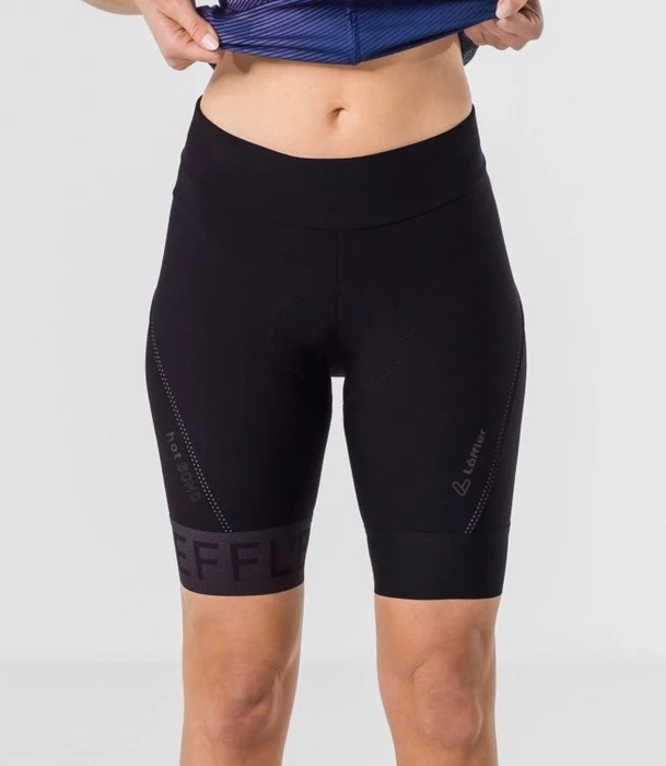 Löffler Hotbond RF SQL Fahrradhose kurz schwarz (Damen)