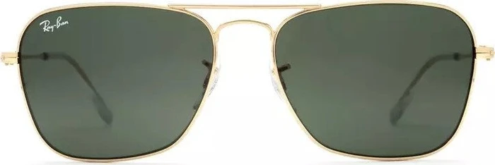 Ray-Ban RB3136 Caravan 55mm gold/grün