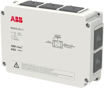 ABB DLR/A4.8.1.1 DALI-Lichtregler 4-fach, Aufputz, Schaltaktor