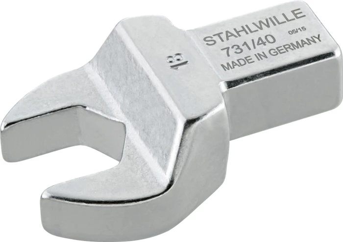 Stahlwille 731/100 Einsteck-Maulschlüssel 22x28mm, 27mm
