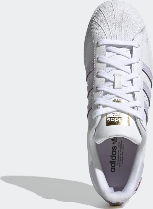 adidas Superstar cloud white/purple tint/matte gold (Damen)
