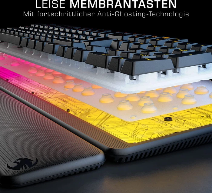 Roccat Magma, LEDs RGB, schwarz, USB, DE