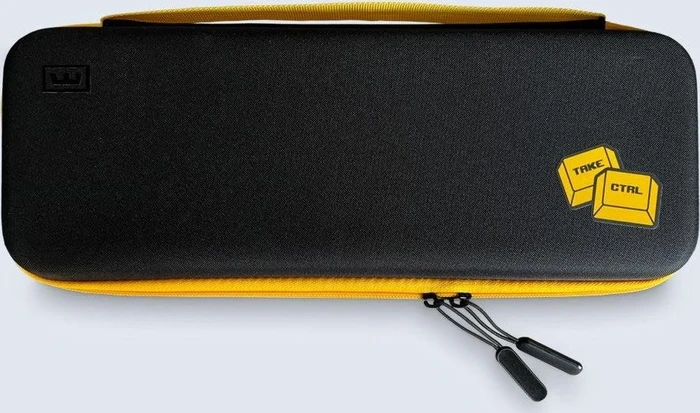 Wooting 60HE/60HE+ Travel Case, Tastaturtasche, schwarz/gelb