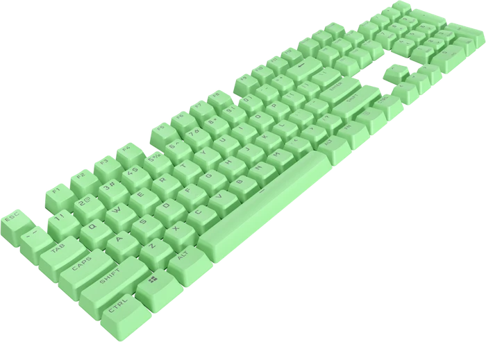Corsair Pro Keycap Mod Kit, Kunststoff (PBT) Double-Shot, grün, 105 Tasten, ISO-DE