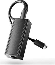 Revodata RJ-45 PoE auf USB-C PoE-Adapter, 2.5G LAN-Adapter, 25W, RJ-45, USB-C 3.0 [Buchse] (2.5GPD2CAT-20V)