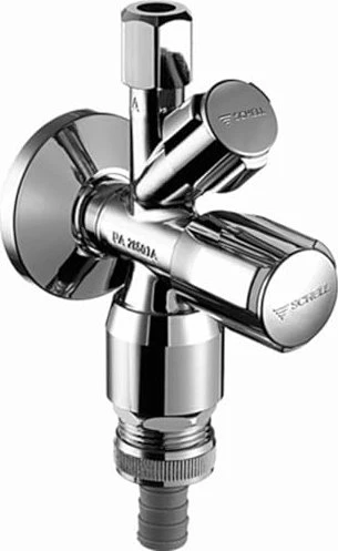 Schell Comfort Kombinations Eckventil 035490699 chrom, mit Rückflußverhinderer Image