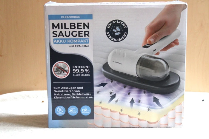 CLEANmaxx Kompakt Akku-Milbensauger (15440)