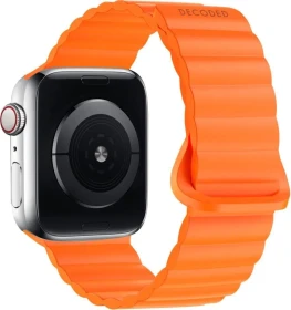 Decoded Silicone Traction Loop Band für Apple Watch 42mm apricot crush orange