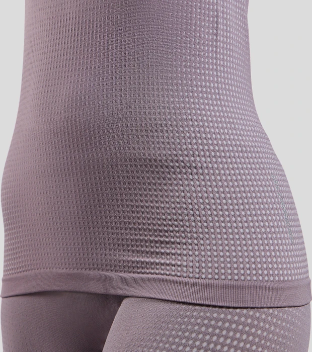 Odlo Performance Warm Eco Funktionsshirt langarm gray ridge (Damen)