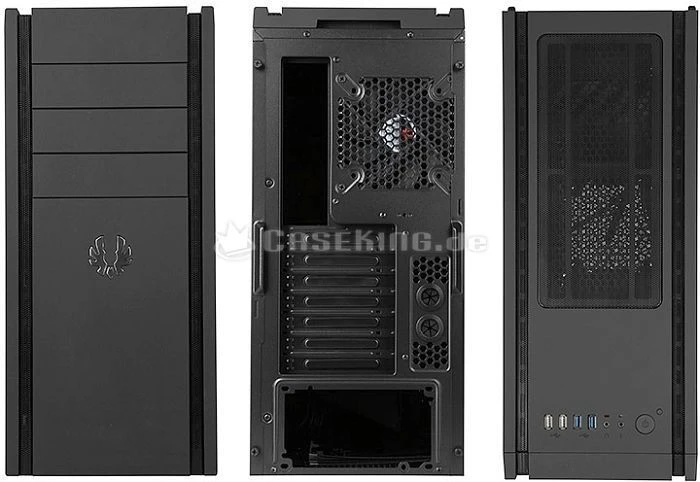 BitFenix Shinobi USB 3.0 schwarz, Acrylfenster, schallgedämmt