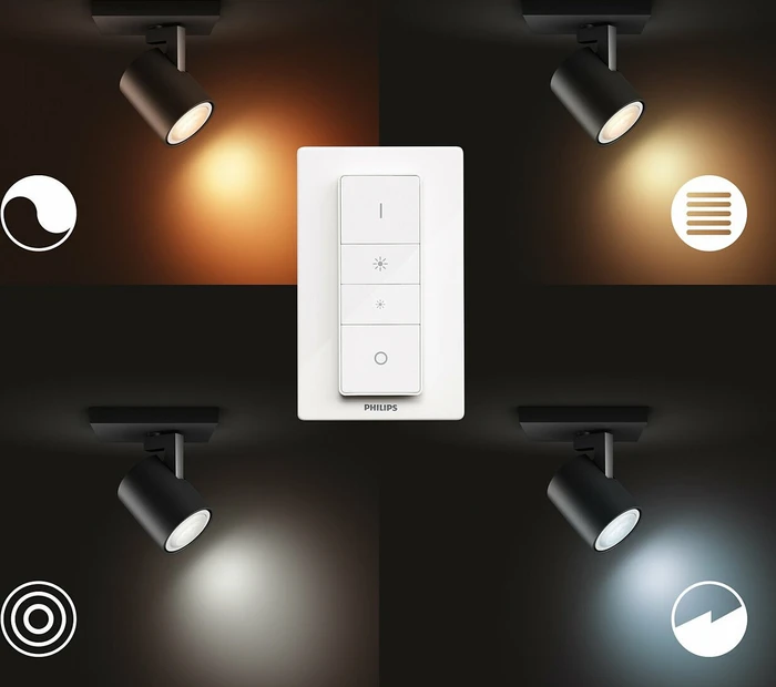 Philips Hue White Ambiance Runner Spot 1-flammig schwarz