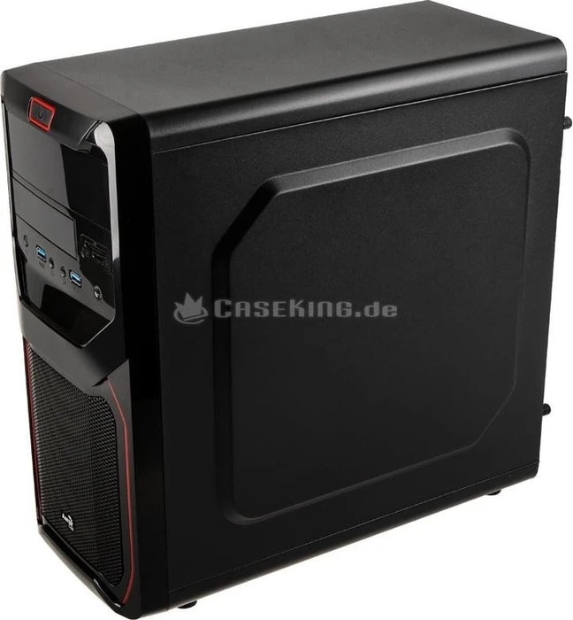 AeroCool QS-183 Advance schwarz, Lüfter LED rot