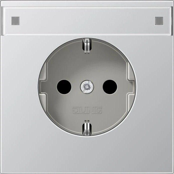 Jung Serie LS Steckdose 16A 250V, aluminium