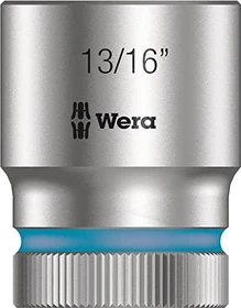 Wera 8790 HMC Zyklop Außensechskant Steckschlüssel 1/2" zöllig, 13/16"x37mm