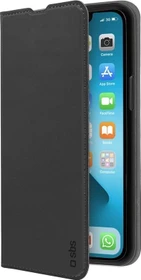 SBS Mobile Book Wallet Lite für Apple iPhone 13 Mini schwarz